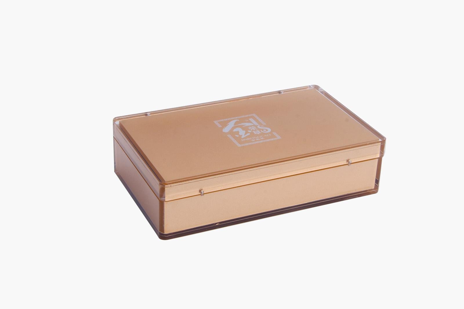 亞克力燕窩盒保健盒 金屬收納盒 透明有機玻璃盒 3