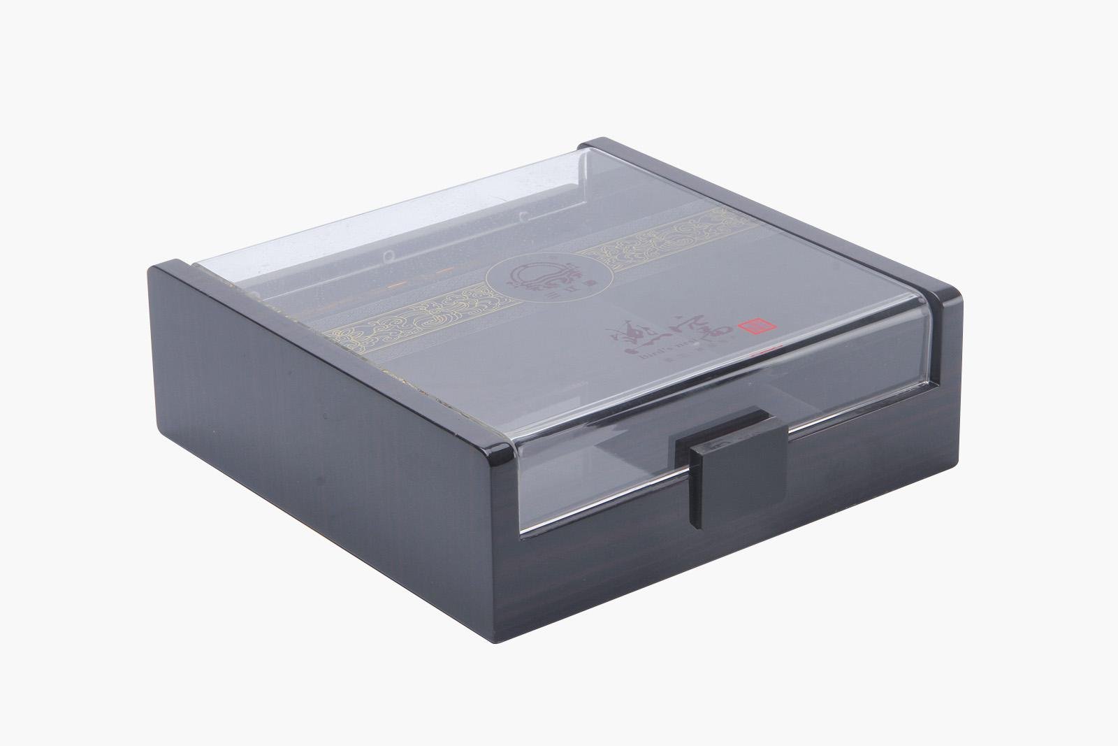 亞克力燕窩盒保健盒 金屬收納盒 透明有機玻璃盒 4