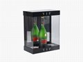 Black vip acrylic wine storage rack Acrylic transparent Acrylic box