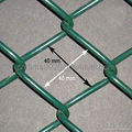 PVC Coated And Galvanized Chain Link Fence 