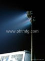 4x1000W Metal Halide Lamps Mobile Lighting Tower 3