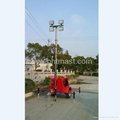 4x1000W Halogen Lamps Mobile Floodlighting Tower 2