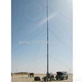 21m mast on working site-PHTmast