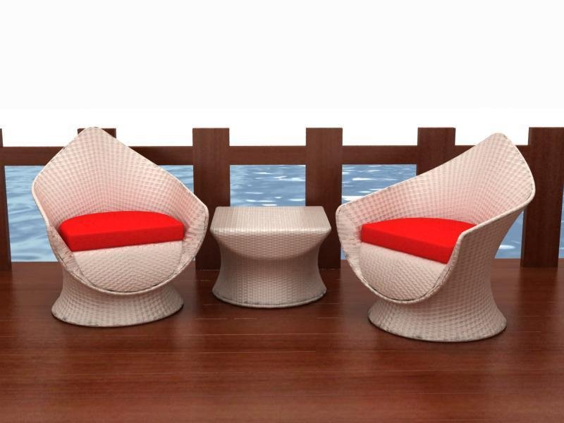 rattan reclining chair outdoor throne chairs 3
