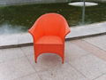 PE rattan plastic chair outdoor leisure