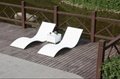 PE rattan plastic chair outdoor leisure beach chair 5