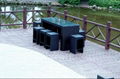 outdoor garden furniture leisure wicker bar furniture  5