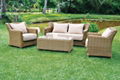 hot selling small group wicker sofa furniture 2