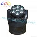 GA-LM24 NEW 7x12W led beam moving head light 4 IN 1 CREE RGBW Unlimited rotation