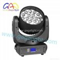 19x12W Osram led moving head light  with zoom / led stage lighting