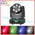 GA-LM26 NEW 6x15W + 1x10W wash and beam moving head light