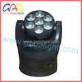 GA-LM24 NEW 7x12W led beam moving head light 4 IN 1 CREE RGBW Unlimited rotation