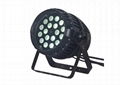 4 in 1 CE Stage Lighting Par Cans LED Zoom Light 18 X 10W 8 degrees - 60 degrees