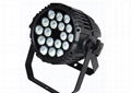 Outdoor 5 in 1 RGBWA LED Par Can Light Wash Zoom 12 Channel DMX Controller IP65 