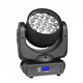 Osram 19 × 12W LED Moving Head Light Beam DMX512 Bee Eye Wash Lighting 5000 Lume