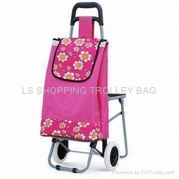 shopping trolley bag with chair 5