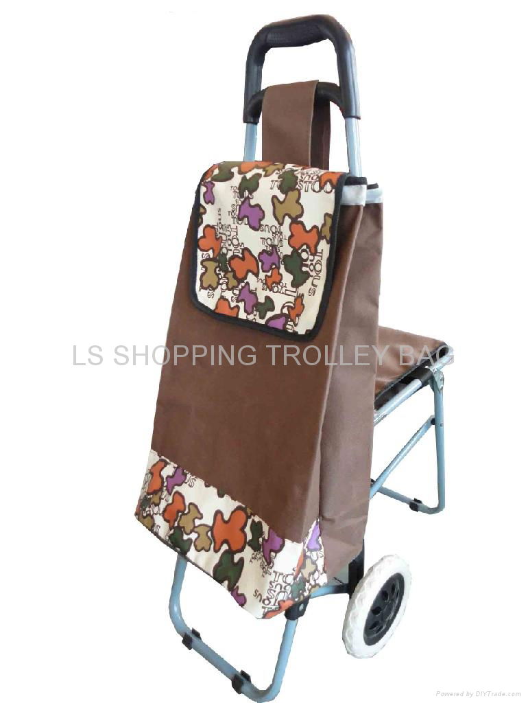 shopping trolley with seat 2