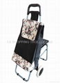 shopping trolley with seat