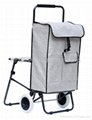 shopping trolley with chair
