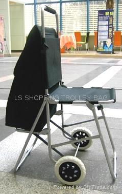 shopping trolley with chair 5