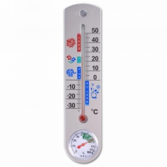 Household indoor and outdoor thermohygrometers