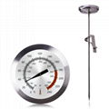 Oil pan thermometer Food Fried Thermom Stainless steel materialeter 1