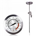 Oil pan thermometer Food Fried Thermom Stainless steel materialeter