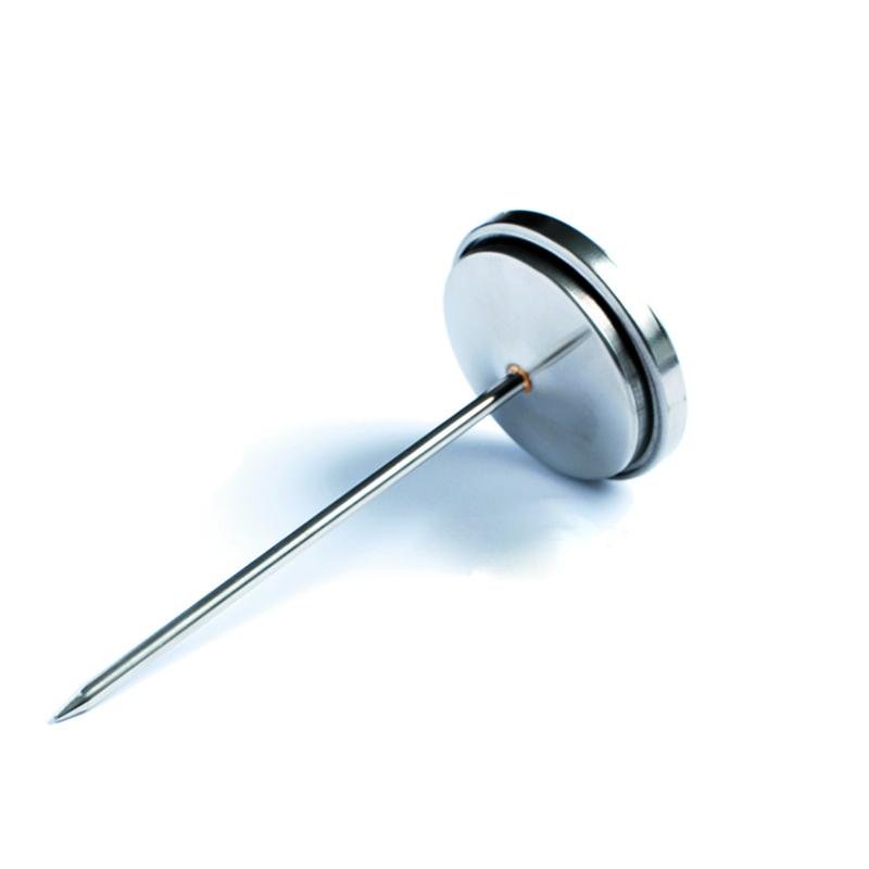 金屬油炸鍋不鏽鋼指針食品溫度計烘焙火雞溫度表探針式精準油溫計 2