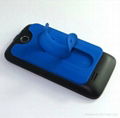 Silicone Smart Card Wallet 3M Sticky With Phone Stand 3