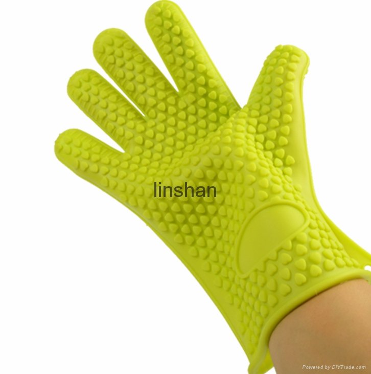 Safe High Quality Waterproof Kitchen Silicone Finger Glove 4