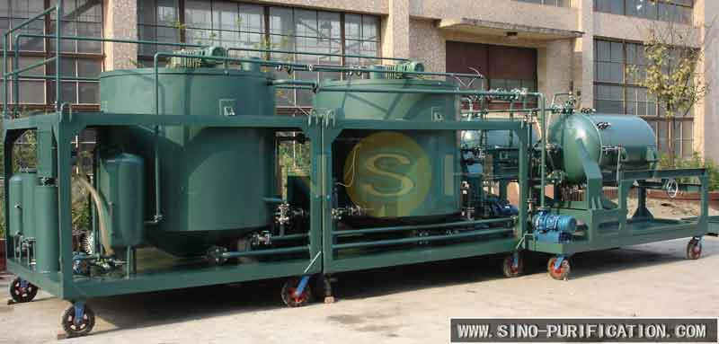 Used Engine Oil Decolor And Degassing Machine