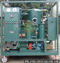 Two-Stage High Efficiency Vacuum Transformer Oil Regeneration Filter