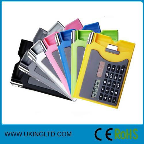 advertising gifts:Calculator with ball pen and notebook 