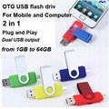 Dual OTG mobile USB flash pen drive