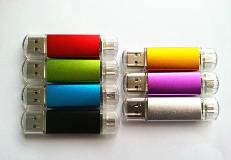 Metal OTG USB flash pen drive 5