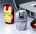 Metal Iron man USB flash pen drive