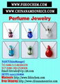 Murano Glass Perfume Bottle Pendant Necklace 1