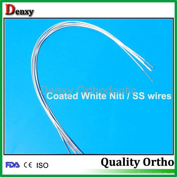 Tooth color Coated niti wire dental arch wire 3