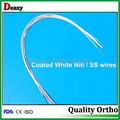 Tooth color Coated niti wire dental arch wire 3