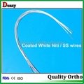 Tooth color Coated niti wire dental arch wire