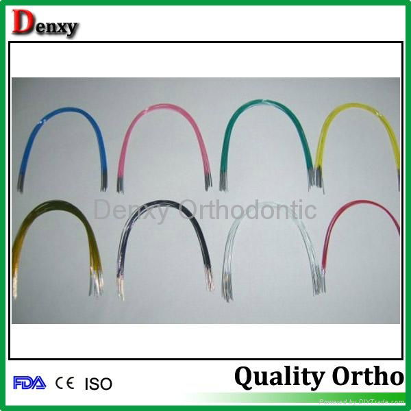 coated Niti arch wires Color dental wire 2
