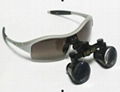 1set Dental Magnification Binocular Loupe Surgical Magnifier With Headlight 