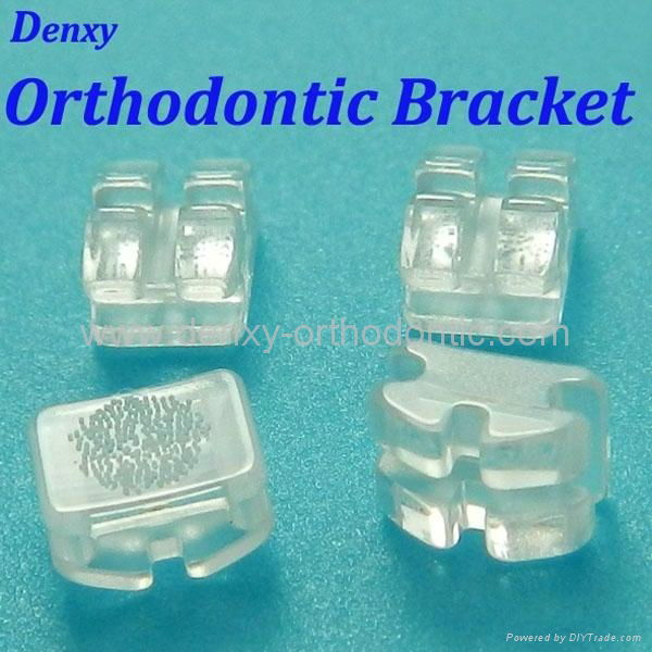 Sapphire brace-orthodontic  ceramic crystory brackets dental clear brackets 5