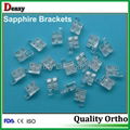 dental orthodontic brackets sapphire  braces 4