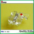 Dental clear bracket orthodontic resin brackets