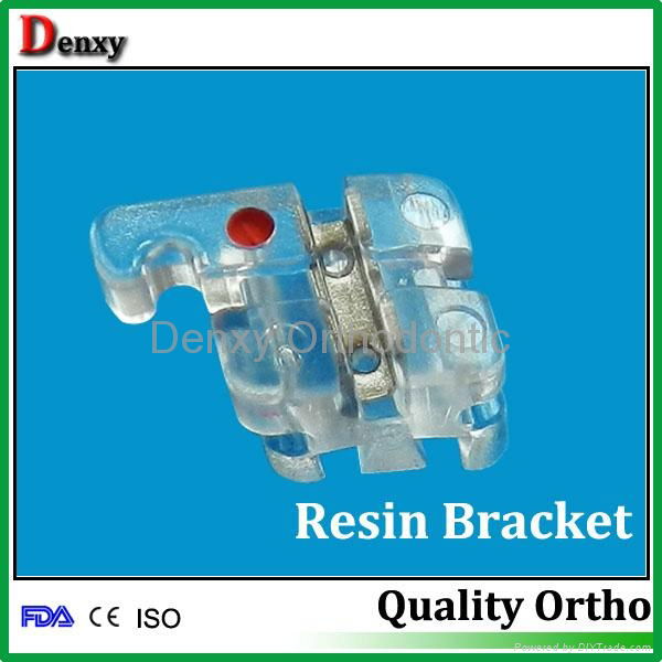 dental composite bracket dental resin brackets orthodontic clear brackets metal  2