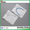 white color / tooth color Dental Orthodontic niti wires