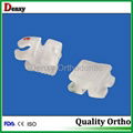 Dental brackets Orthodontics Mesh  base ceramic bracket 4