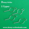 Short Metal Ligature Tie Metal wire Dental Kobayashi wire Orthodontic Wire 5