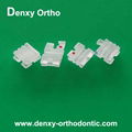 Orthodontic Aesthestic Bracket Clear bracket Single crystal bracket Ceramic